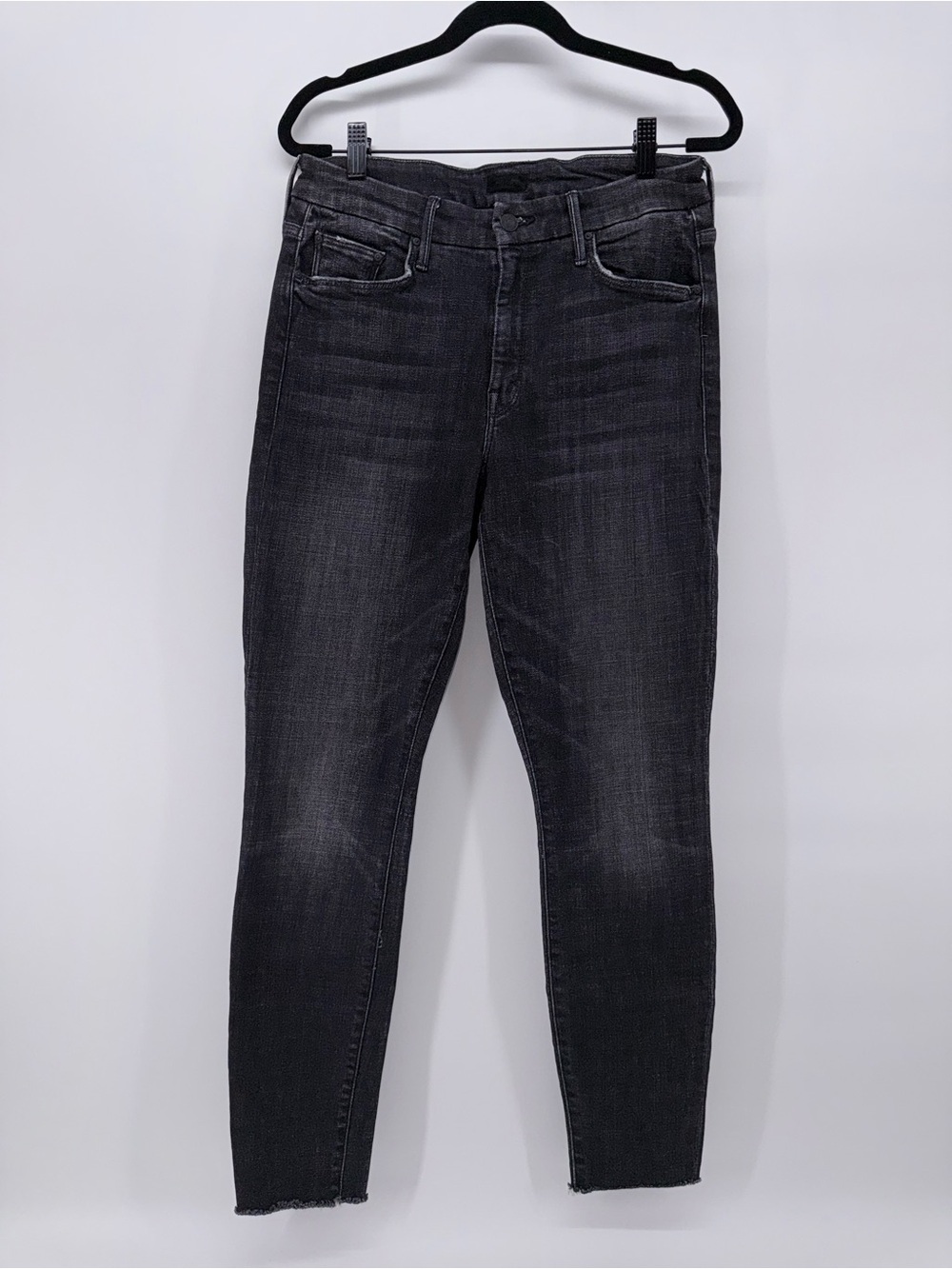 Mother THE LOOKER ANKLE FRAY 28 stargazing raw hem